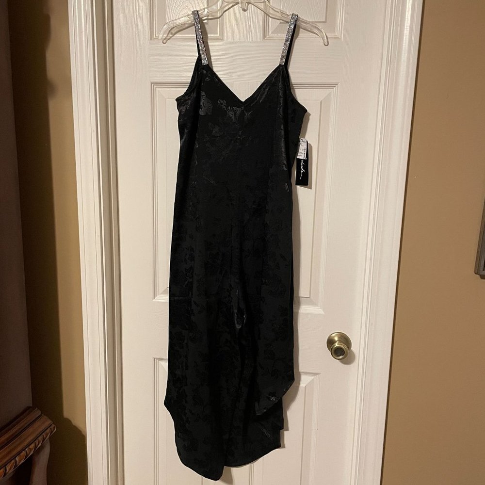 Prelude Rhinestone Strap Cocktail Jumpsuit NWT!